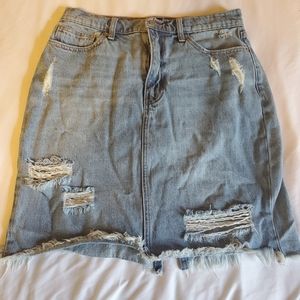 gap denim skirt